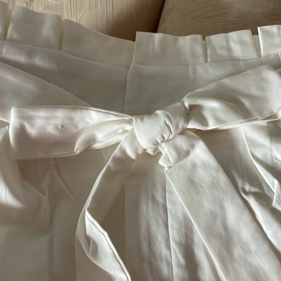 CAREER HIGH WAISTED MIDI SKIRT WHITE - Picture 5 of 8